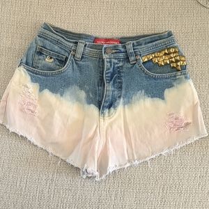 High-waisted shorts